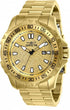 Invicta Men's Pro Diver Quartz Watch with Stainless Steel Strap Gold 25786